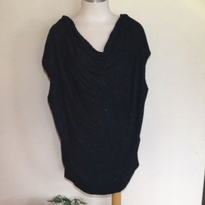 Lane Bryant Soft Scoop Neck Blouse w/Gold Flecks.